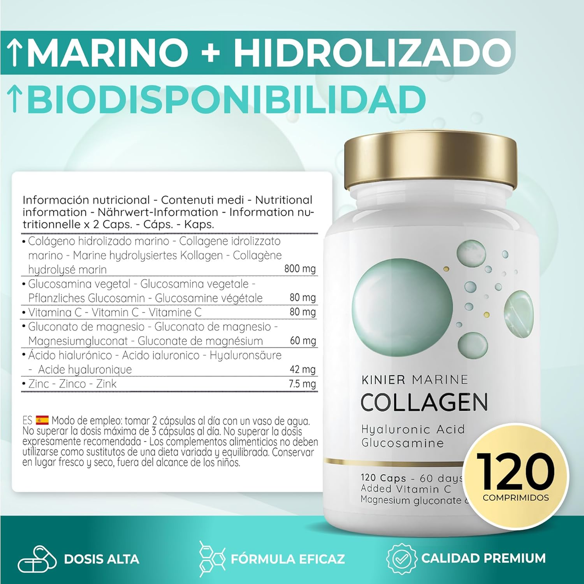 Colágeno Marino Puro – Piel, Articulaciones y Cabello